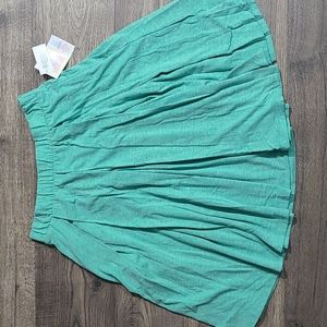 Heathered Green Small LuLaRoe Madison Skirt